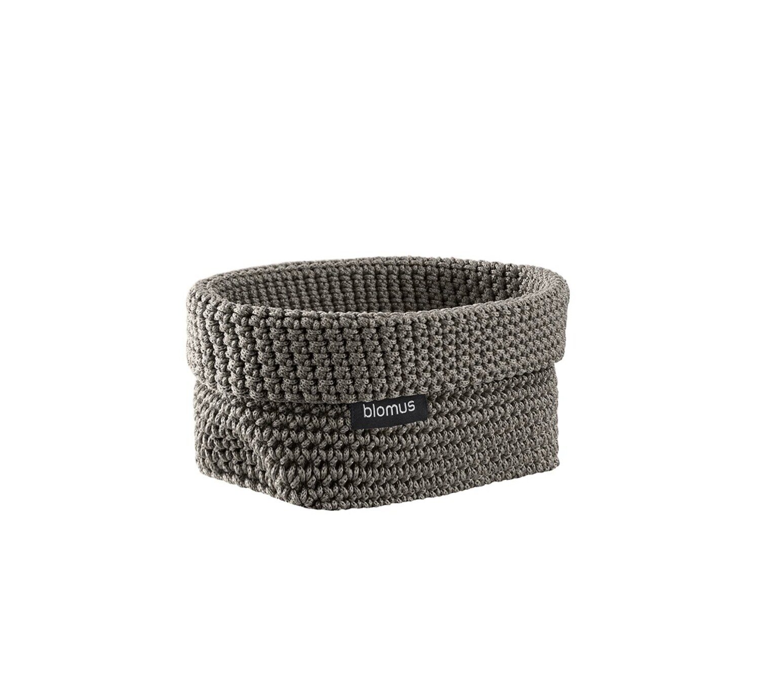 Crochet basket-TELLA-Bark M