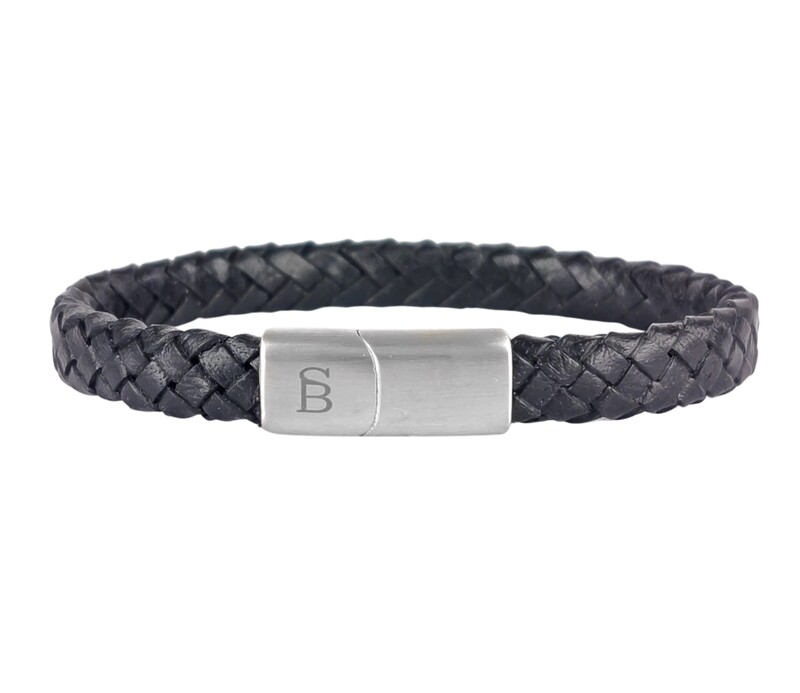Leather Bracelet Riley Black