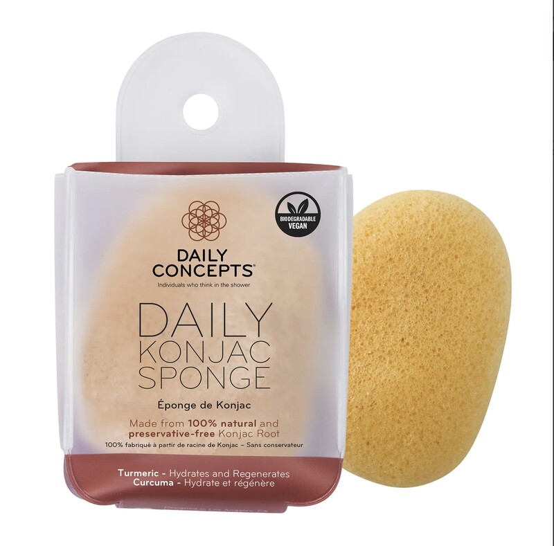 Daily Konjac Sponge Turmeric Daily Konjac Sponge Turmeric