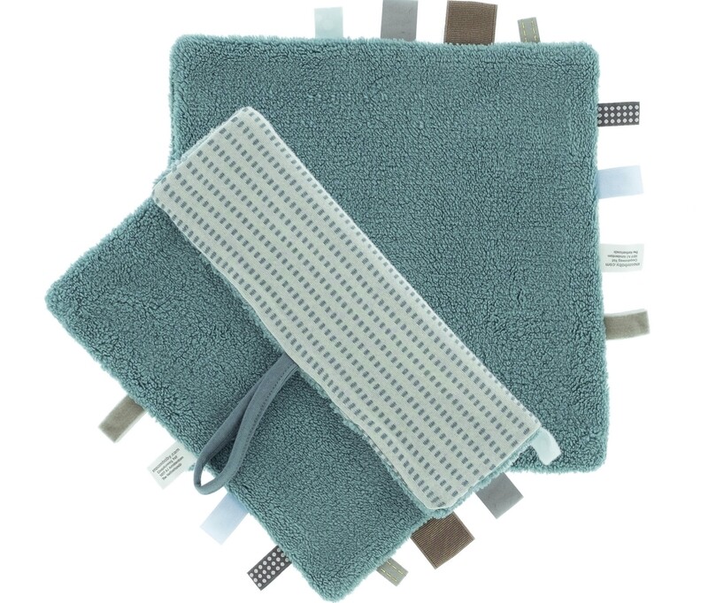 Knuffeldoekje Smokey green