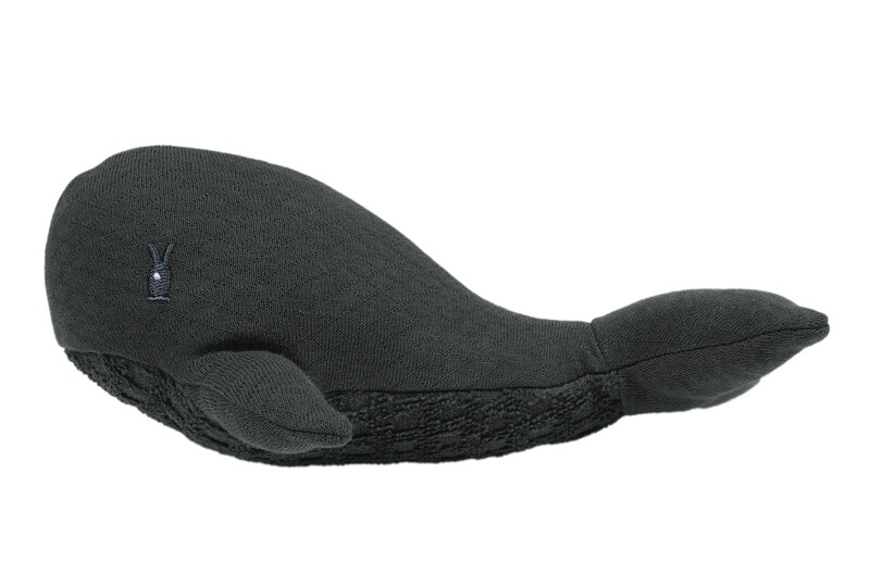 Knuffeltje Wally Whale Dark Green