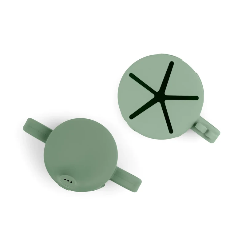 Peekaboo tuit/snackbeker set Hertenvriendjes Groen
