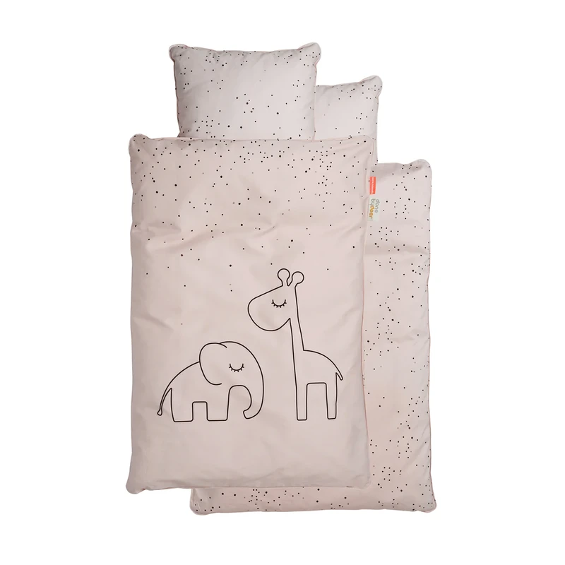 Bedlinnen baby Dreamy dots, Powder