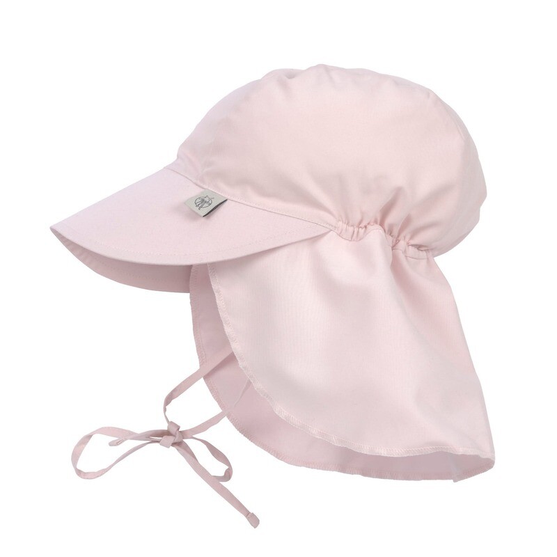 Kinderpet met klep (UV-bescherming), roze