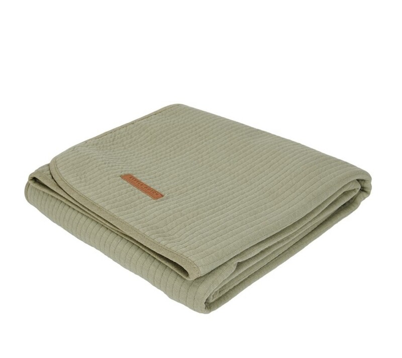 Zomerdeken ledikant Pure Olive