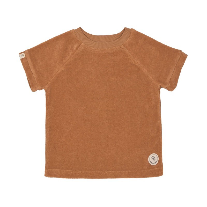 Terry Shirt GOTS caramel