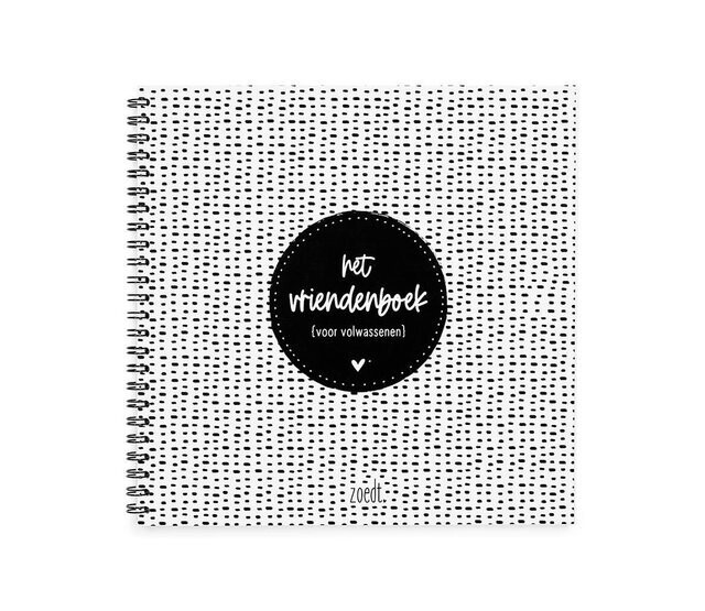 Het vriendenboek voor volwassenen