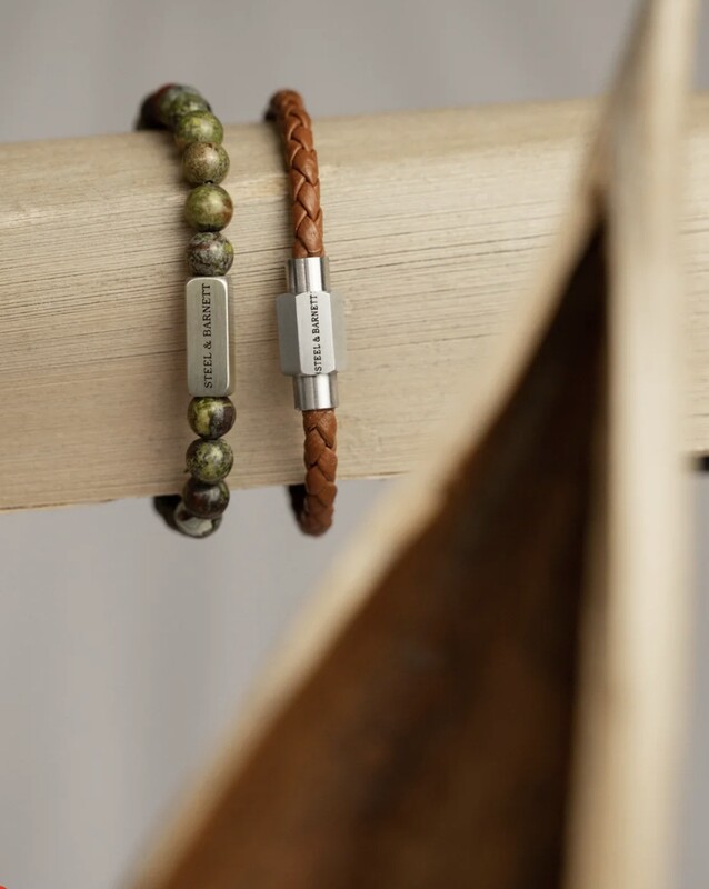 Leather Bracelet Luke Landon - Peanut