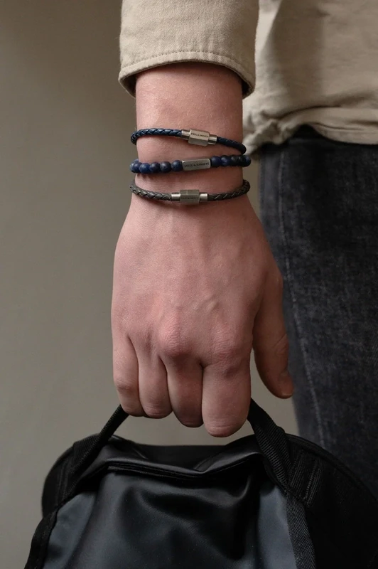 Stones Bracelet Natural Ned/ Matt Sodalite