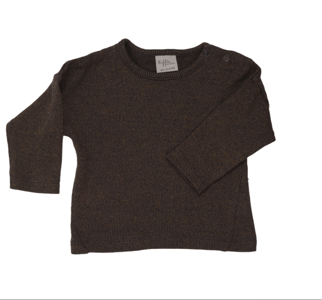 T-Shirt Milan Knitted Combo Caramel