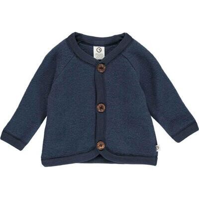 Woolly Fleece Jacket Baby Night Blue