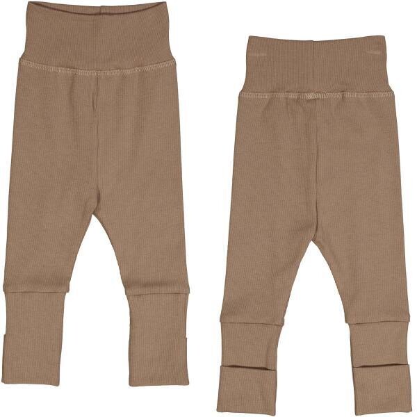 Rib pants Walnut(