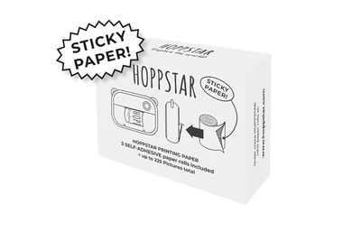 Hoppstar - Self-Adhesive - Paper roll refill - Pack 3pcs
