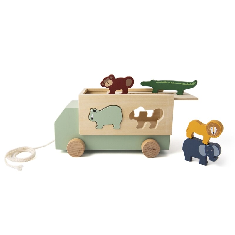 Houten dierentruck