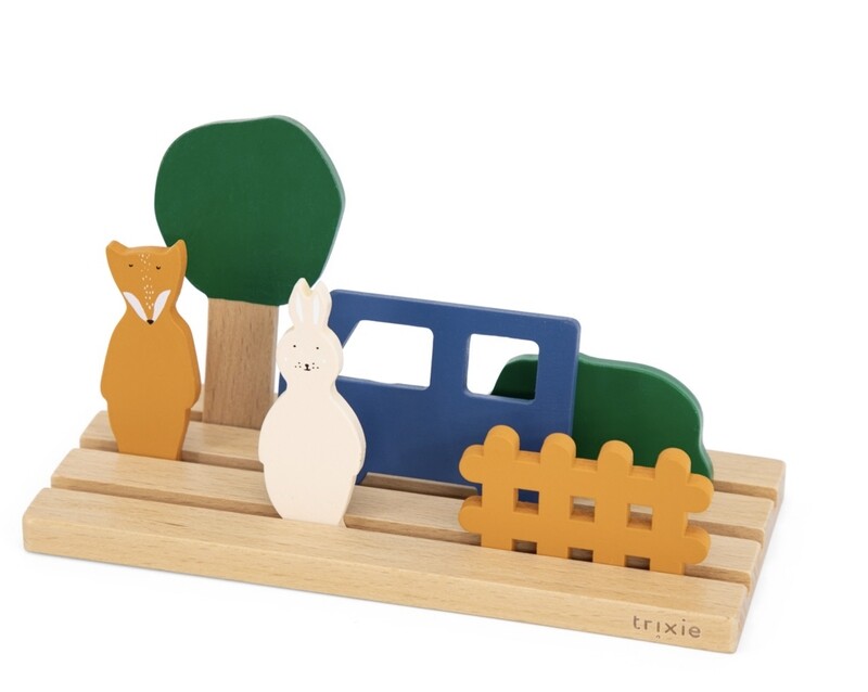 Houten ruimtelijk inzichtspel