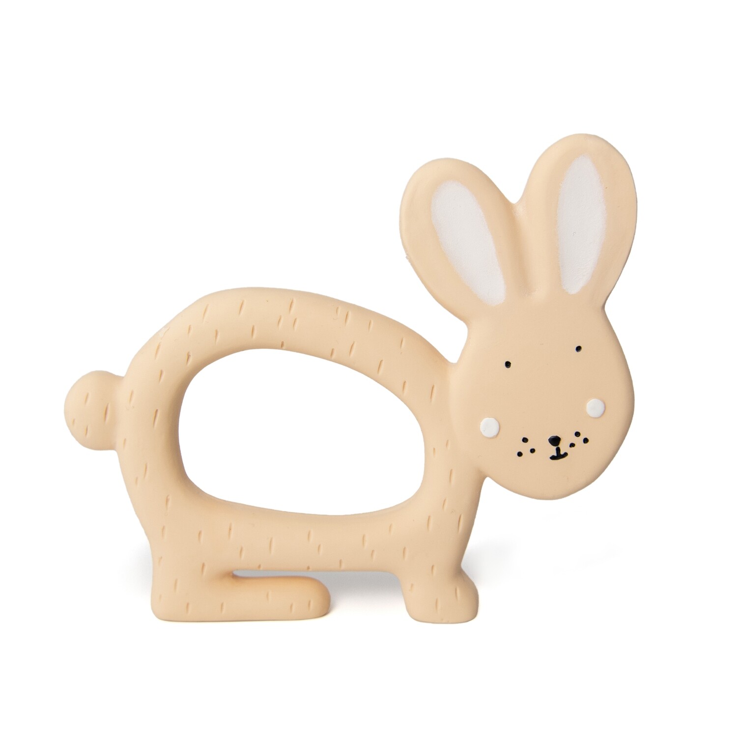 Natuurlijk rubber grijpspeeltje - Mrs. Rabbit