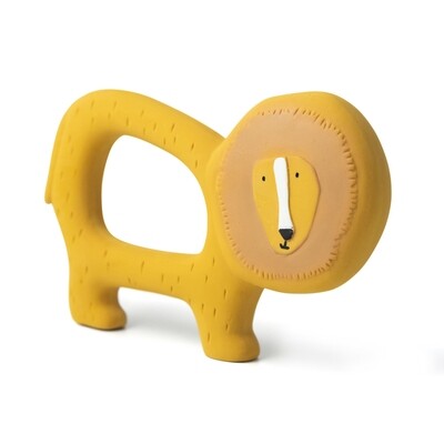 Natuurlijk rubber grijpspeeltje - Mr. Lion