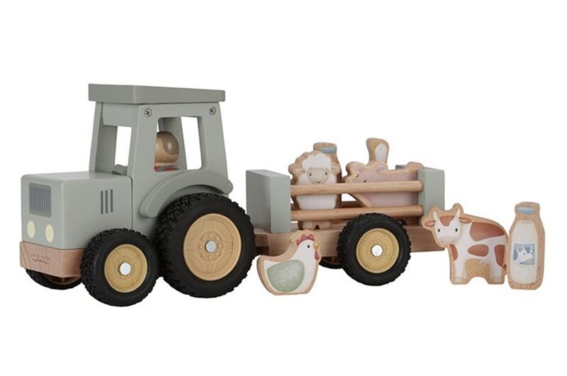 Tractor met trailer Little Farm