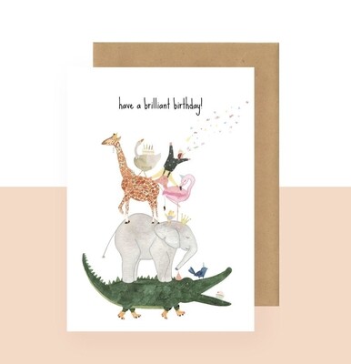 postkaart – have a brilliant birthday
