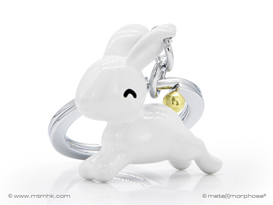 Jumping Bunny Keyring
