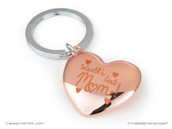 Sleutelhanger Hart - World's best M♡M