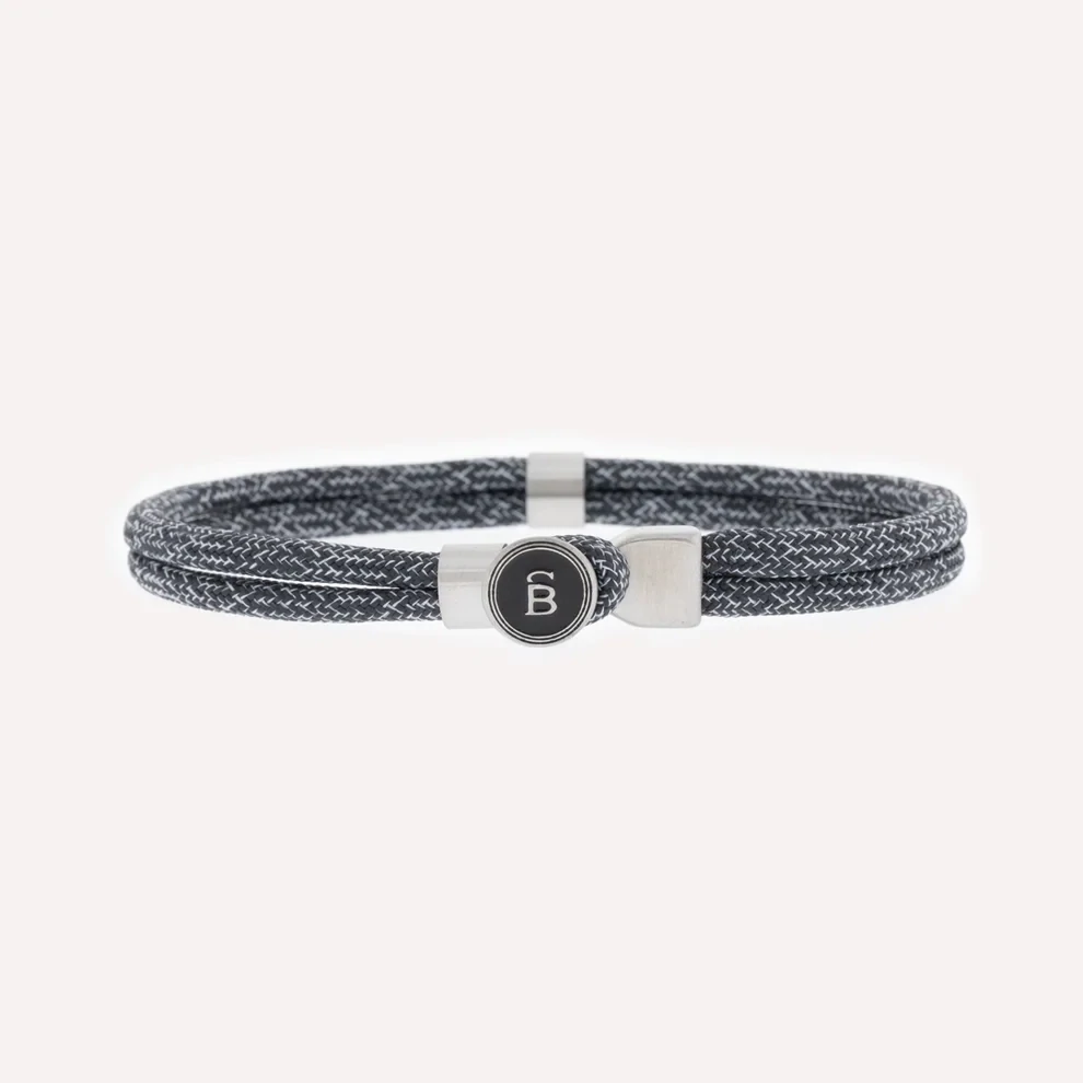 Rope Bracelet Riptide- Antraciet
