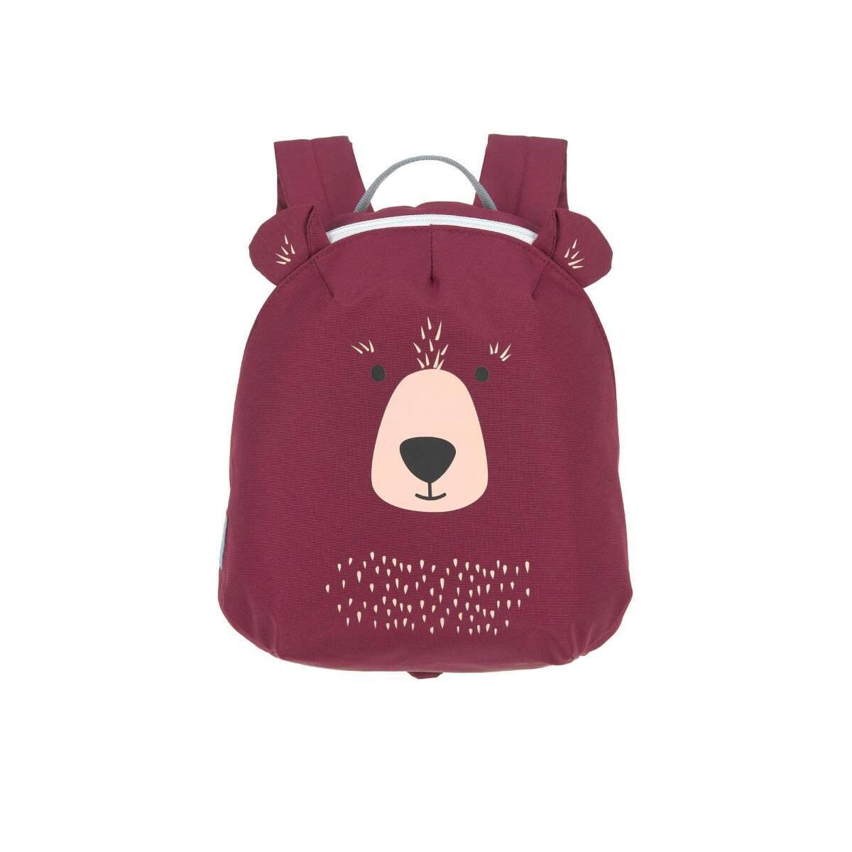 Tiny Backpack Bear burgundy