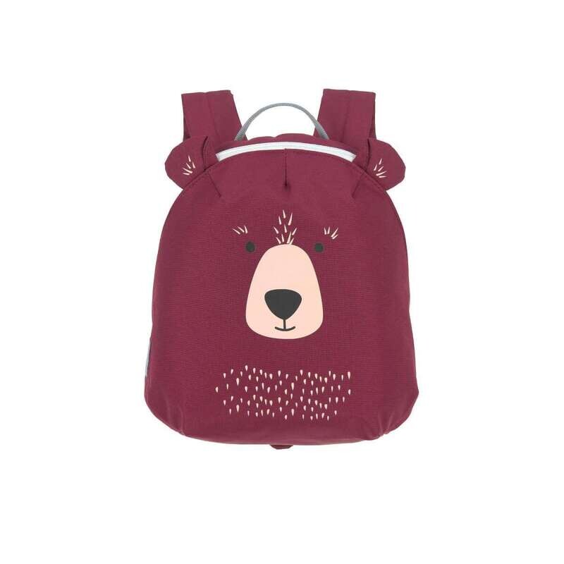 Tiny Backpack Bear burgundy