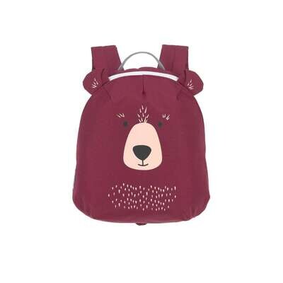 Tiny Backpack Bear burgundy