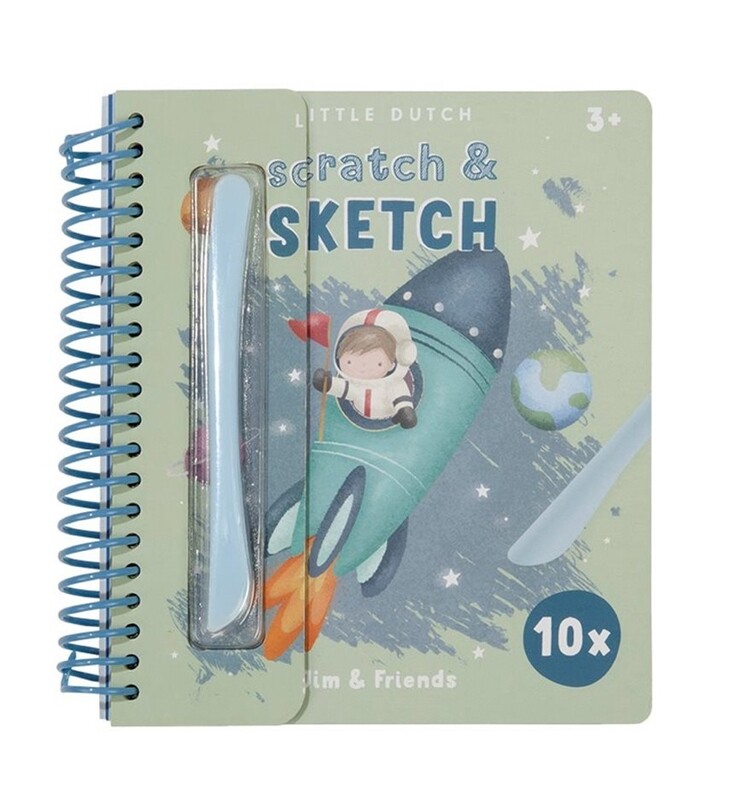 Kras- en schetsboek Jim & Friends