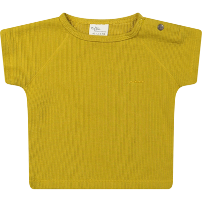 T-shirt-Rib Solid Mustard