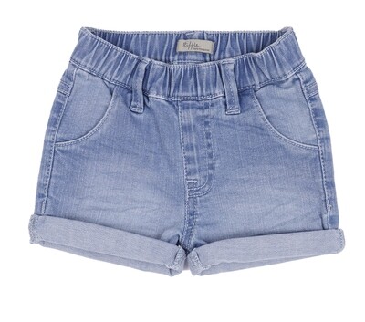 Jeans Short Rolled-Up Legs Blue