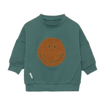 Kids Sweater GOTS Little Gang Smile
ocean green