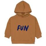 Kids Hoodie GOTS Little Gang Fun 
caramel