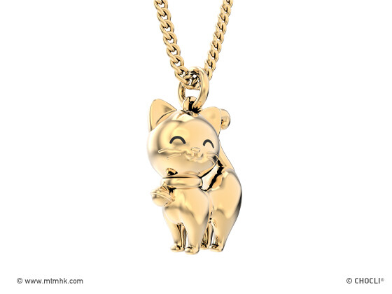 C H O C L I ® Cat necklace.