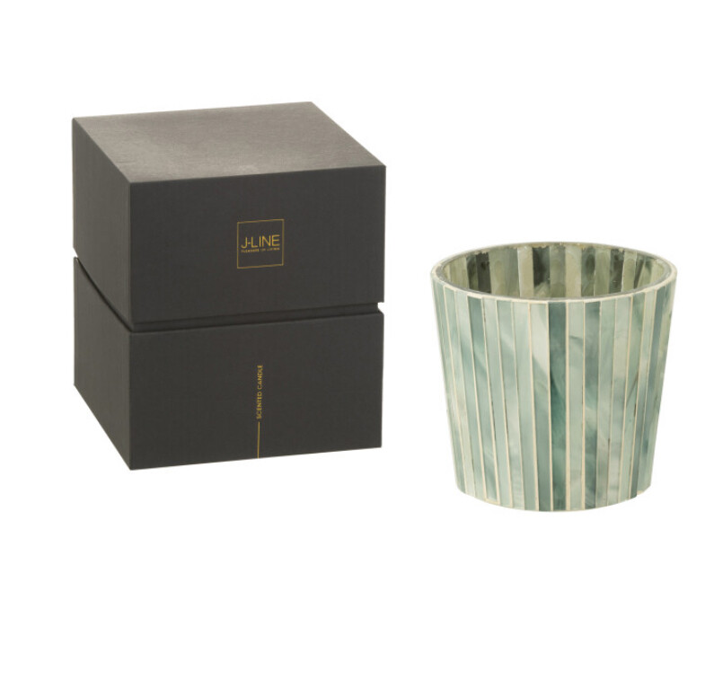 Geurkaars Noa Seaside Bliss Lichtblauw Small - 45u Geurkaars Noa Seaside Bliss Lichtblauw Small - 45u