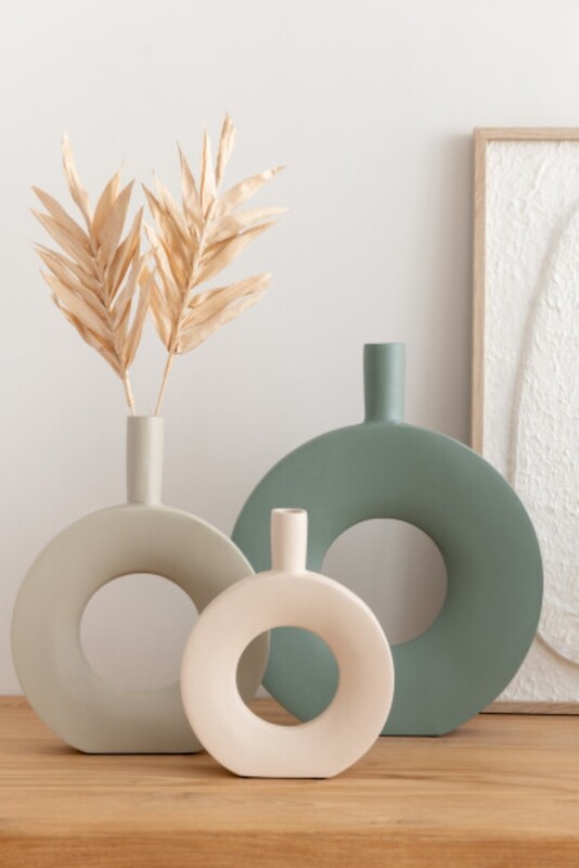 Vaas Cirkel Aluminium Groen