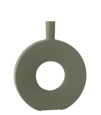 Vaas Cirkel Aluminium Groen