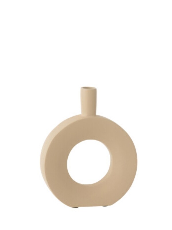 Vaas Cirkel Aluminium Beige