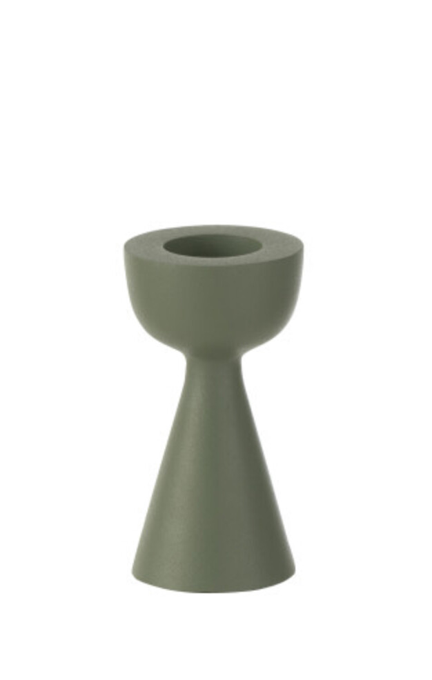 Kaarshouder Kegel Aluminium Groen Small