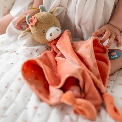 Knuffeldoekje Doudou Koe Mila