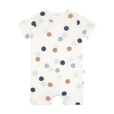 Playsuit Children - Organic Cotton, Smile milky