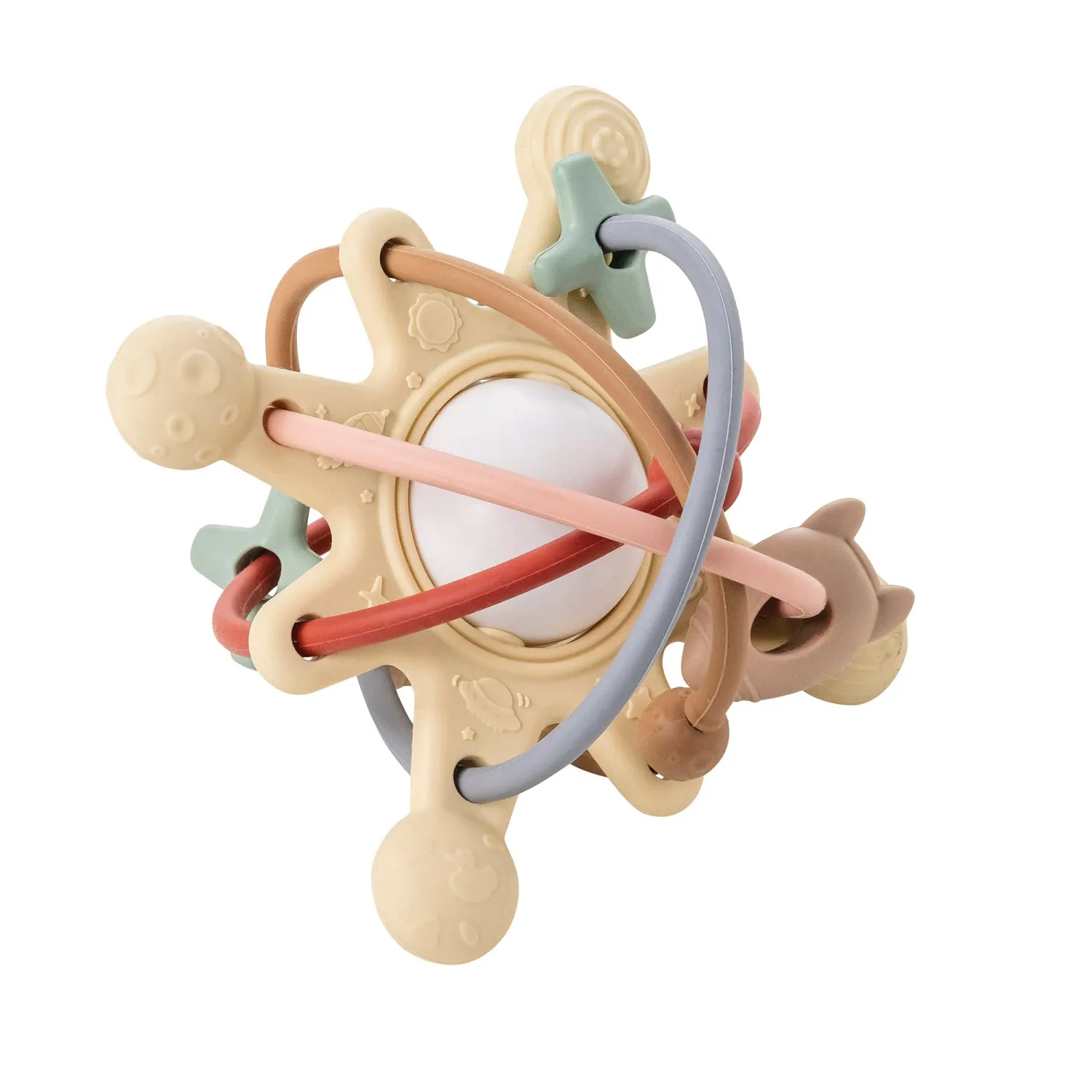 Bijtring met Rammelaar Galaxy Silicone