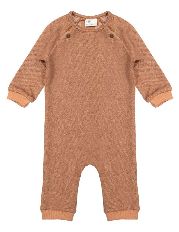 Suit Knitted Combo Brown