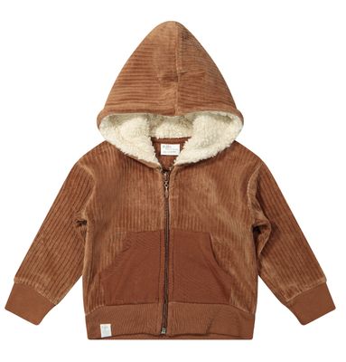 Hoodie Corduroy Rib Brown
