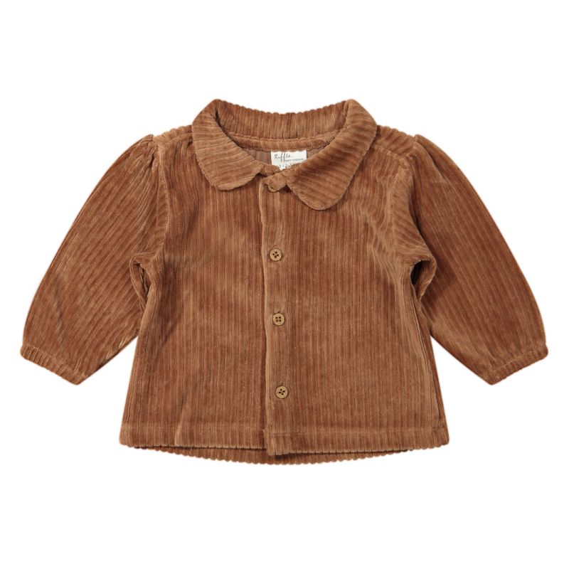 Blouse Corduroy Rib Brown