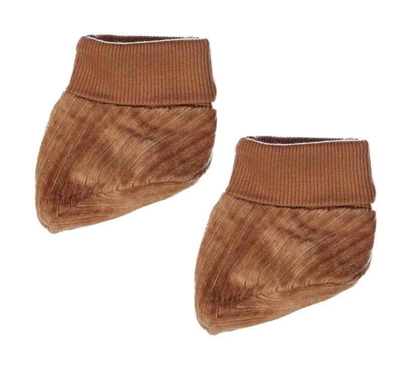 Booties Corduroy Rib Brown