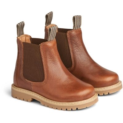 Enkellaarsje Caj Chelsea Cognac