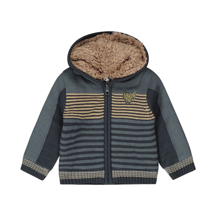 Cardigan with hood - Q- Boys monkey