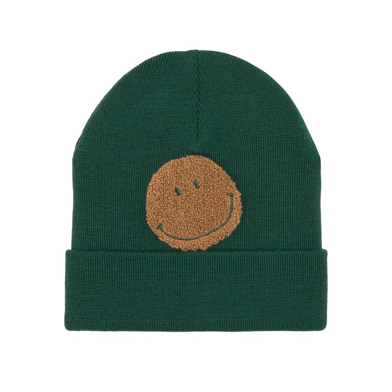 Merino Beanie - Hat, Little Gang Smile ocean green